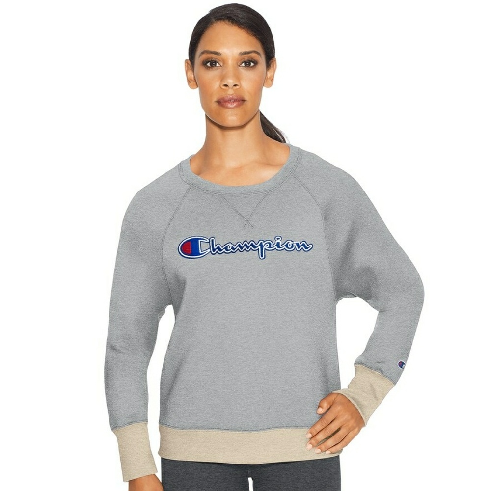Women's Champion Applique Crewneck Sweatshirt